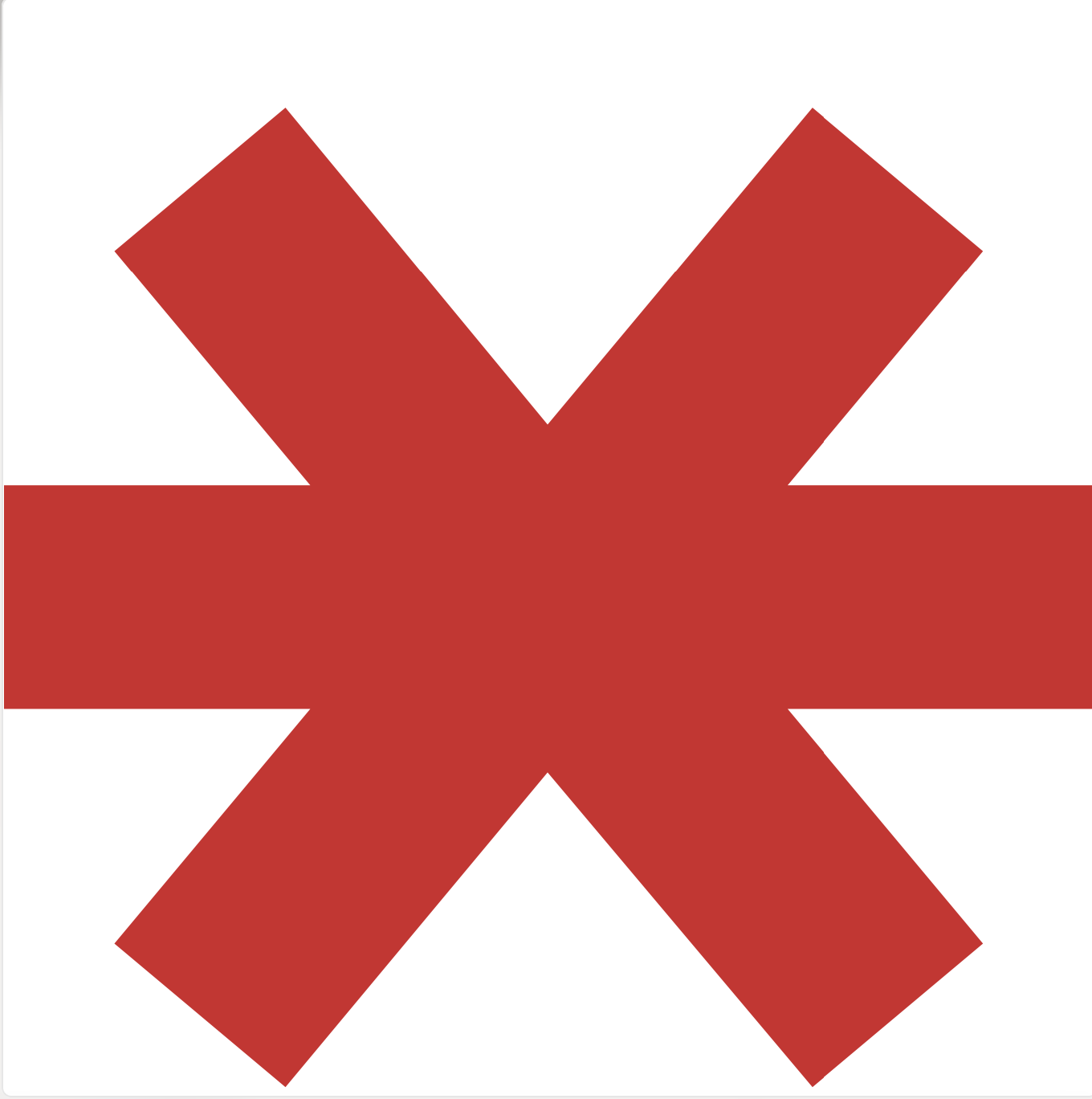Logo til Krabbesholm Højskole, i rød og hvide farver