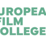 Logoet for European Film College - skrevet med grøn tekst