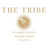 Image of a star with a face on top, in gold. With the text: The Tribe, teambuilding, workshops, events