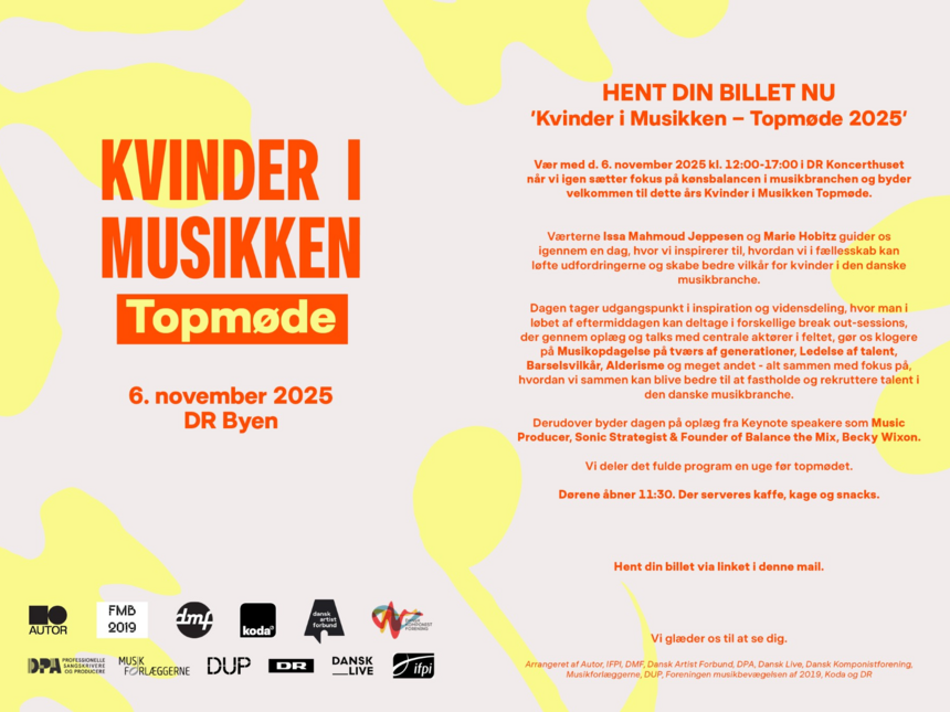 Kvinder i musikken plakat